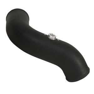 Ford PowerStroke Intercooler Intake Pipe - BD Diesel - Black Powder Coated Steel - Black - `11-`16